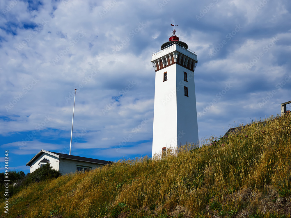 Lighthouse in Helnaes Denmark Lighthouse in Helnaes Denmark