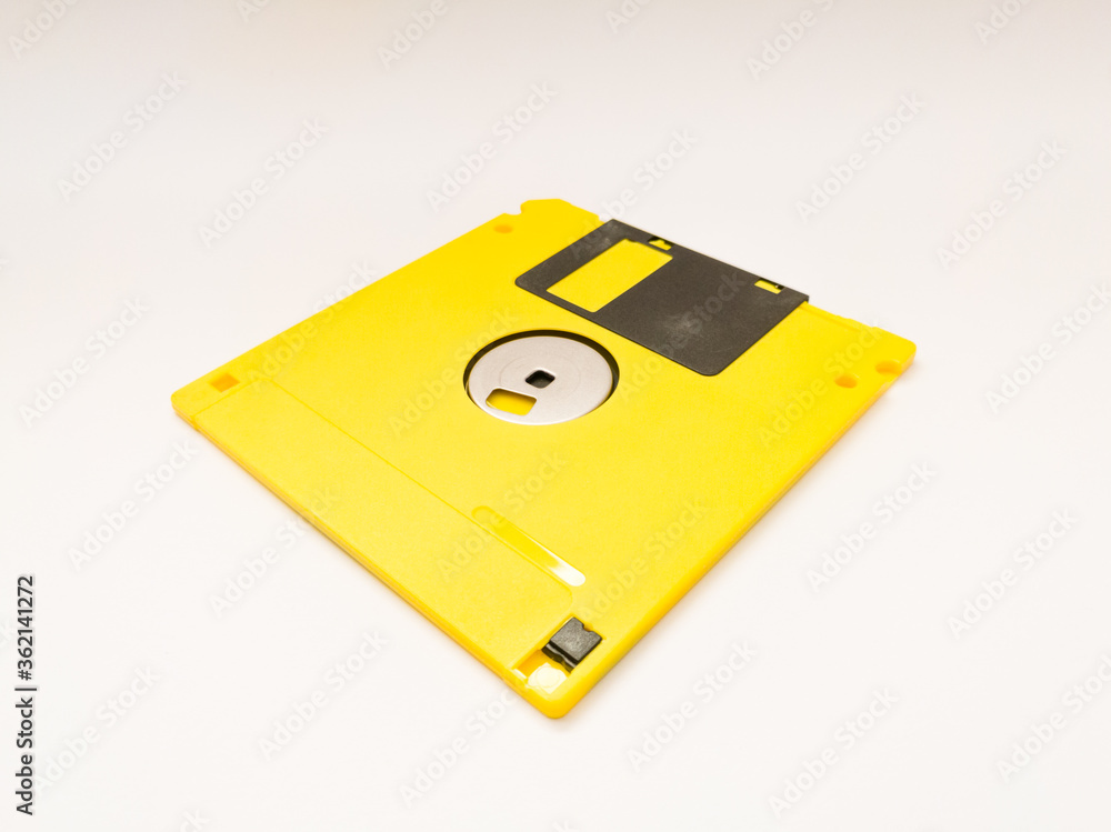 Floppy disk, object isolated on white background, outdated technology. Floppy disk, object isolated on white background, outdated technology.