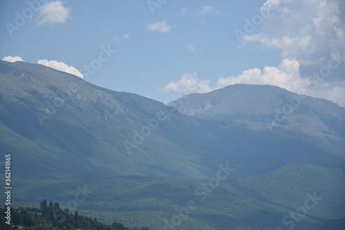 Lake Ohrid Coast in summer