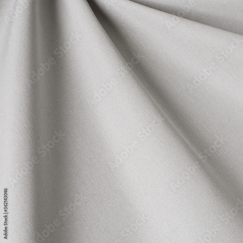  Solid fabric pale gray background. Fabric with natural texture, Cloth backdrop.