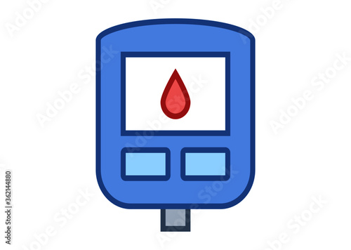 Glucometer, tonometer, inhaler