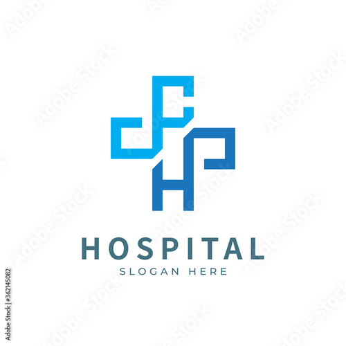 Free Download Health logo with initial letter CH, H C, C H logo designs concept. Medical health-care logo designs template. - GFXLoad