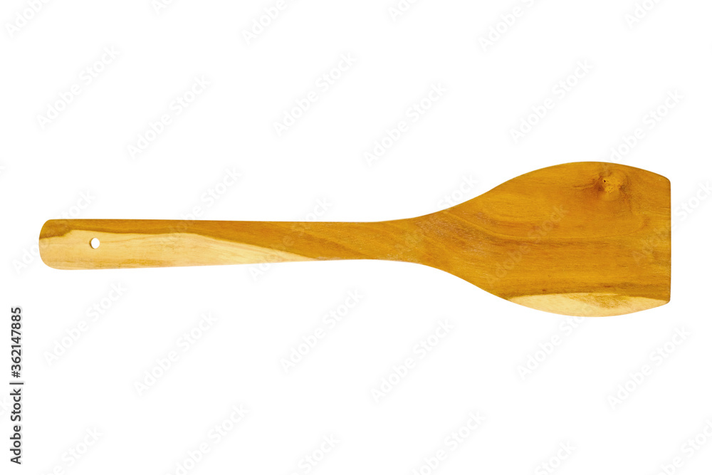 Wooden Spoon, Wooden ladle, Isolated on White Background Wooden Spoon, Wooden ladle, Isolated on White Background