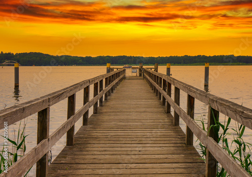 Abend am Schwielowsee, Brandenburg