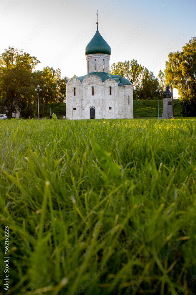Russia, the city of Pereslavl-Zalessky. Transfiguration Cathedral. Religion.