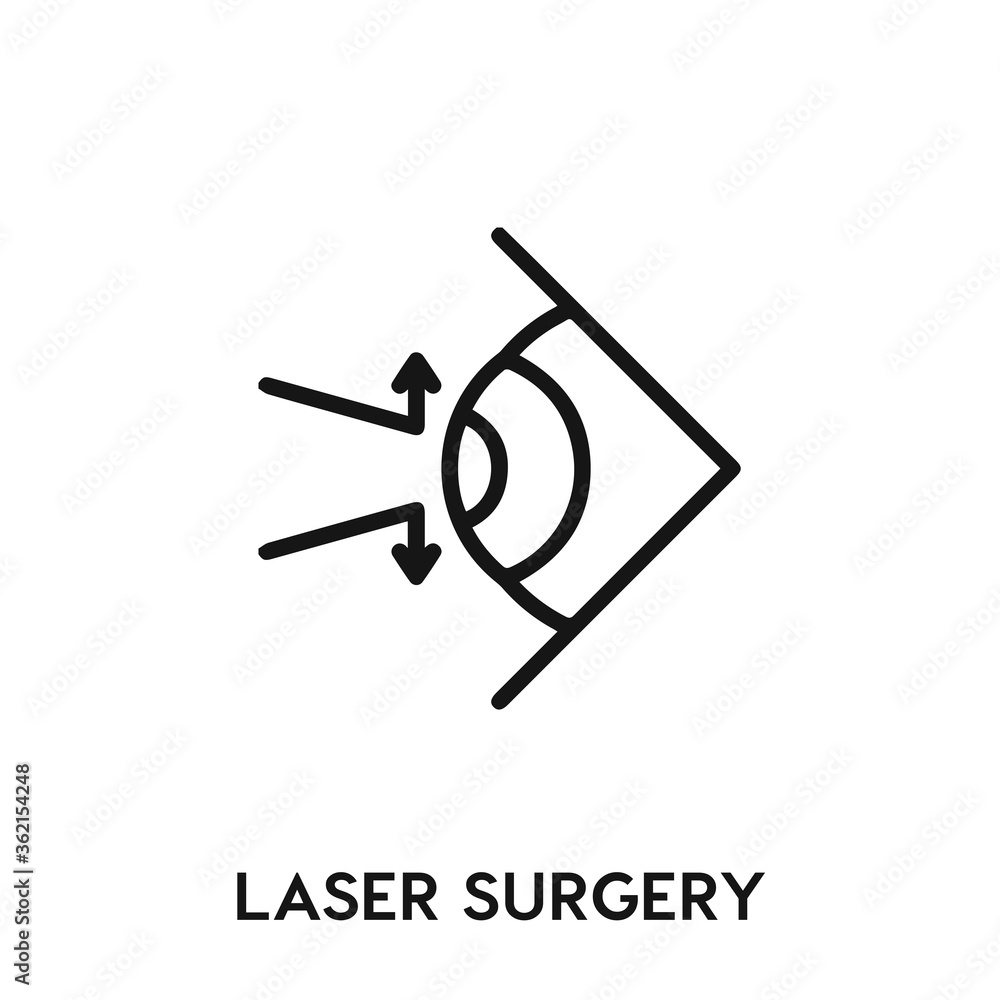 laser surgery vector icon. laser surgery sign symbol. Modern simple icon element for your design laser surgery vector icon. laser surgery sign symbol. Modern simple icon element for your design