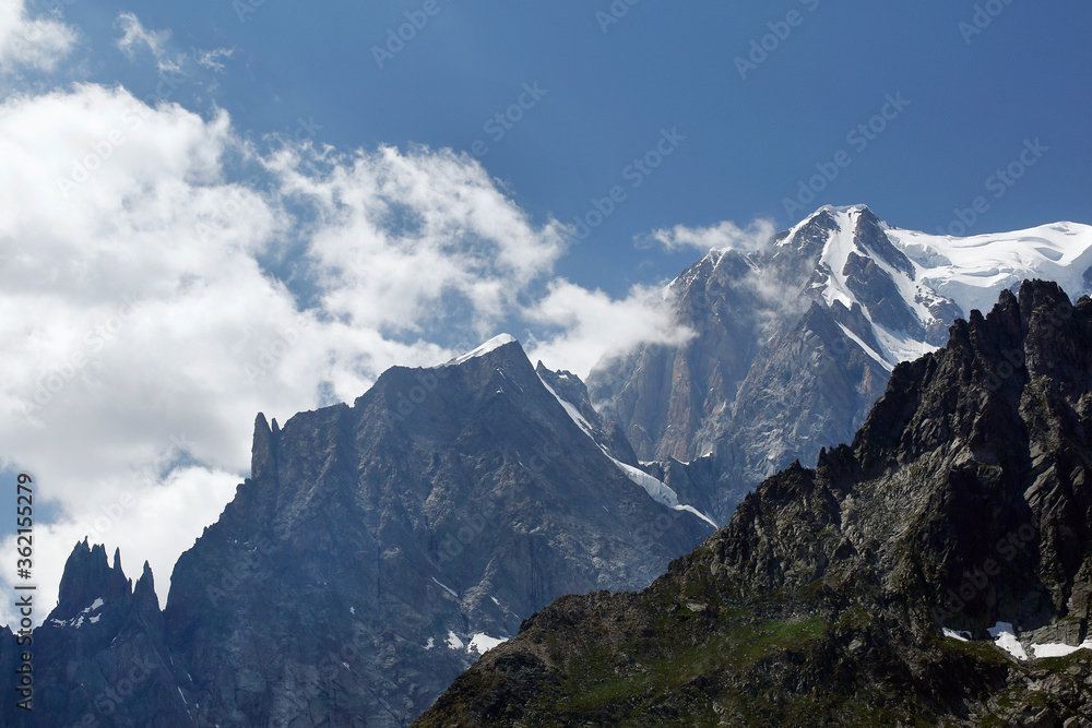 Val d'Aosta, Alpes of Italy, Mont Blanc