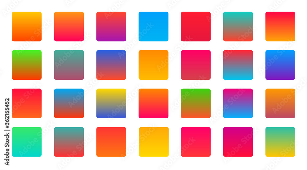 bright vibrant colorful set of gradients background bright vibrant colorful set of gradients background