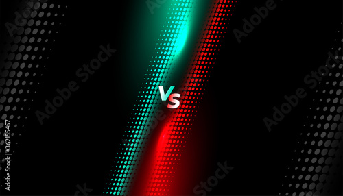 halftone style versus screen background design template