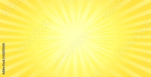 yellow background with center glowing light effect