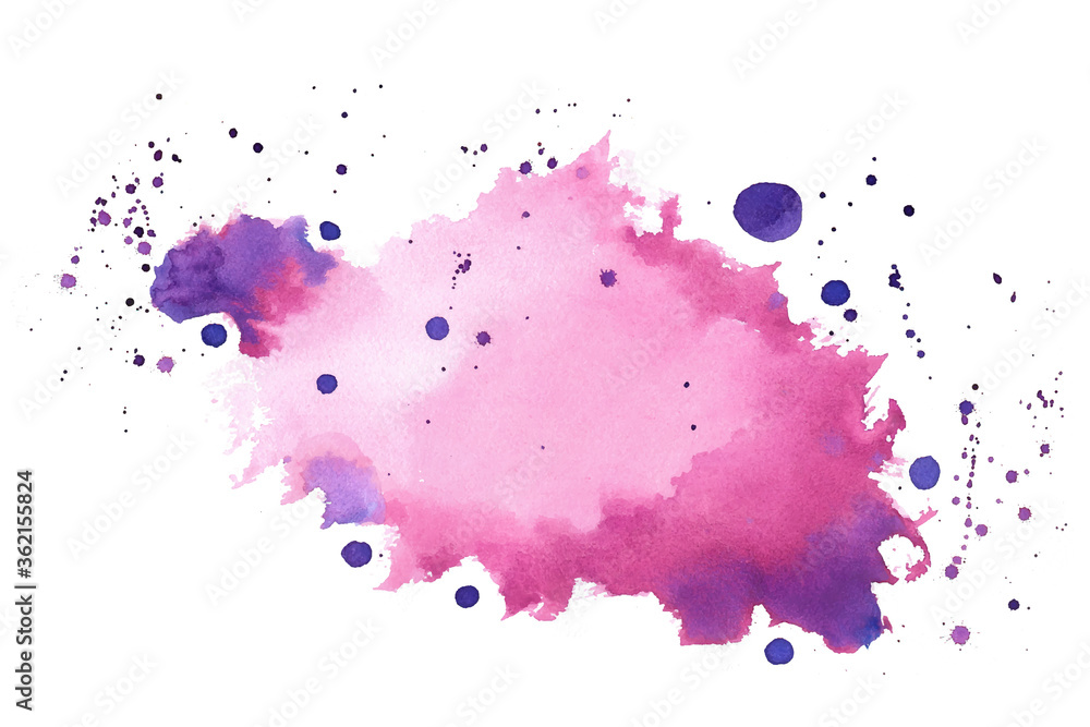 pink purple shade watercolor splatter splash texture design