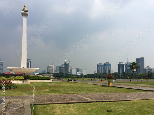 Indonesia, Central Jakarta, City Monument, famous touristic place, 2018.