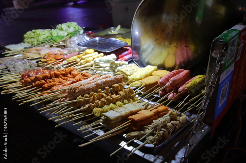 street food in china at night