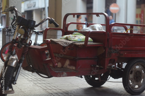 rickshaw in China