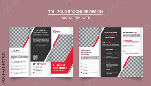 Tri-Fold Brochure Design Template for your Company, Corporate, Business, Advertising, Marketing, Agency, and Internet business.
 photo