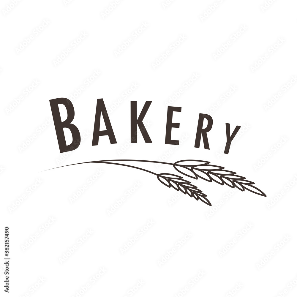 Bakery logo design. Bakery sign vector. Oat logo design. rice. Bakery logo design. Bakery sign vector. Oat logo design. rice.