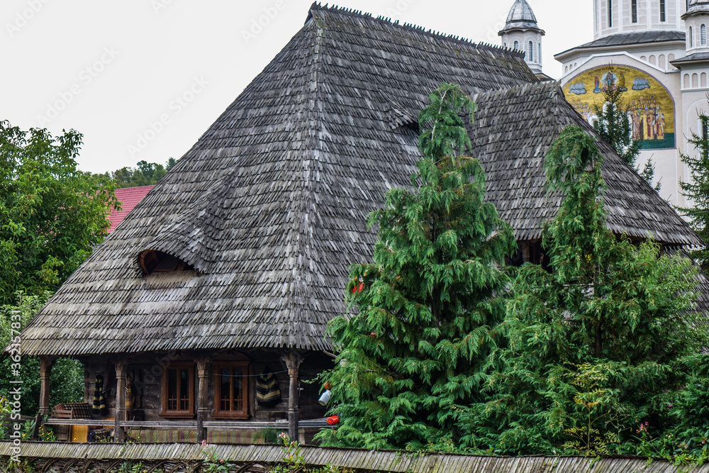 The traditional house in Botiza (Maramures, Transylvania, Romania)