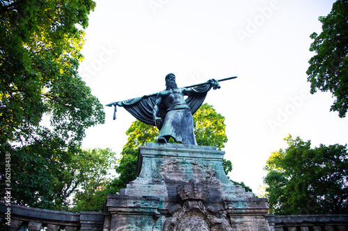 The Smith-von-Kochel monument on Lindwurmstrasse  Munich-Sendling  by Carl Ebbinghaus