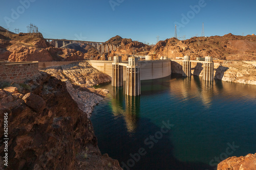 Hoover dam from the observation deck. photo