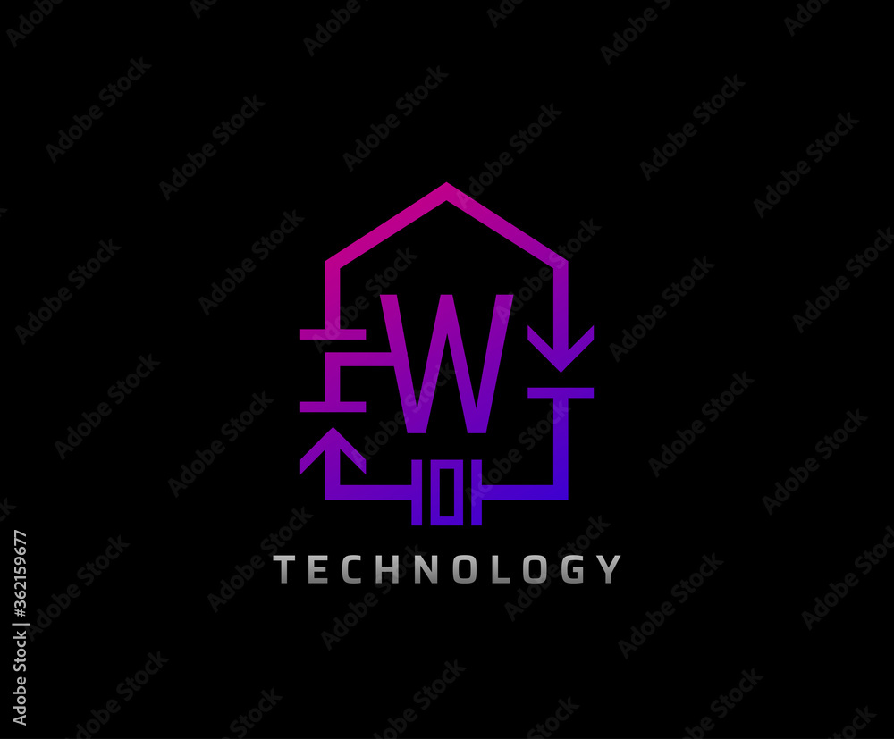 Electric House W Letter Icon Design With Electrical Engineering Component Symbol. Electrical House Service. Electric House W Letter Icon Design With Electrical Engineering Component Symbol. Electrical House Service.