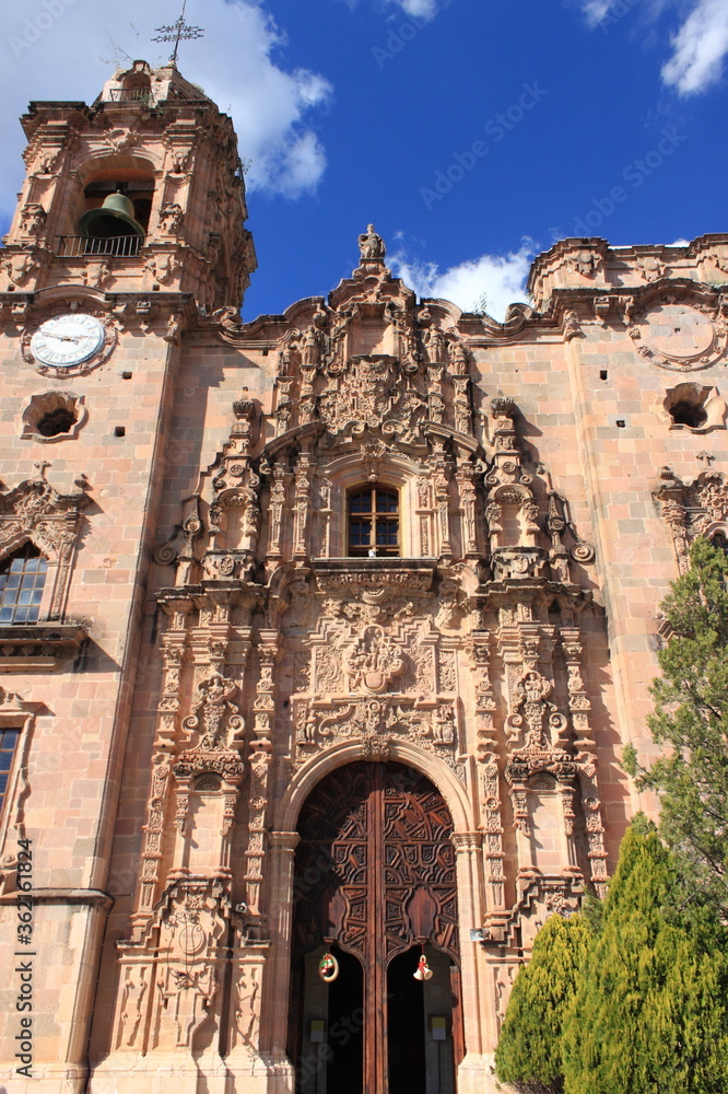 La Valenciana church in Guanajuato, Mexico