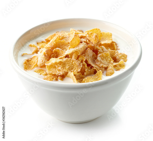 bowl of sweet cornflakes