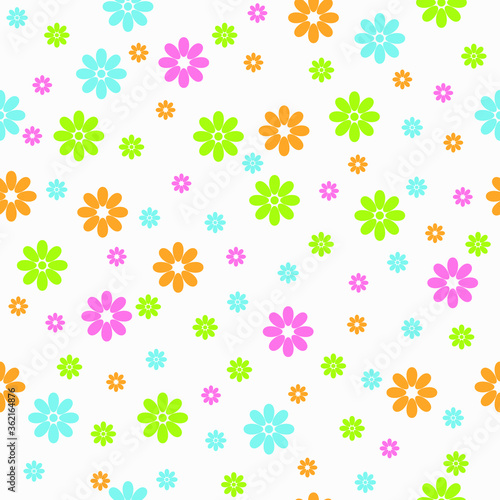 Vintage Seamless Pattern Vector Illustration. Great for fabric, scrapbooking, wallpaper, gift wrap. Surface pattern design. Floral Design