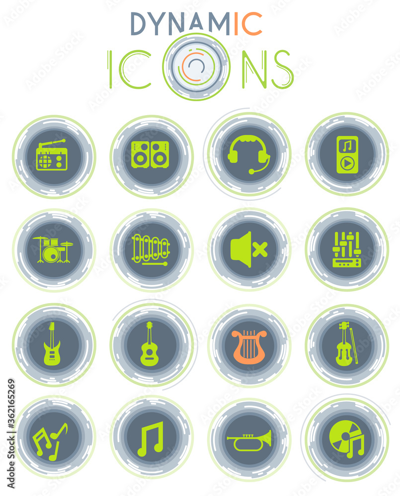 music dynamic icons music dynamic icons
