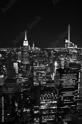 View of Manhattan  NYC from the Rockefeller Centre