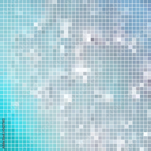 abstract vector square pixel mosaic background