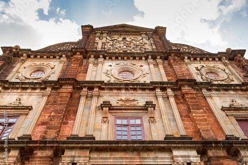 Ancient Basilica of Bom Jesus church at Goa, India.