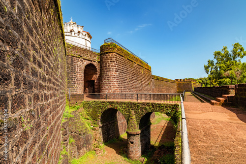 Fotografie, Obraz Aguada Fort - North Goa - Seventeenth-century Portuguese fort standing in Goa, I