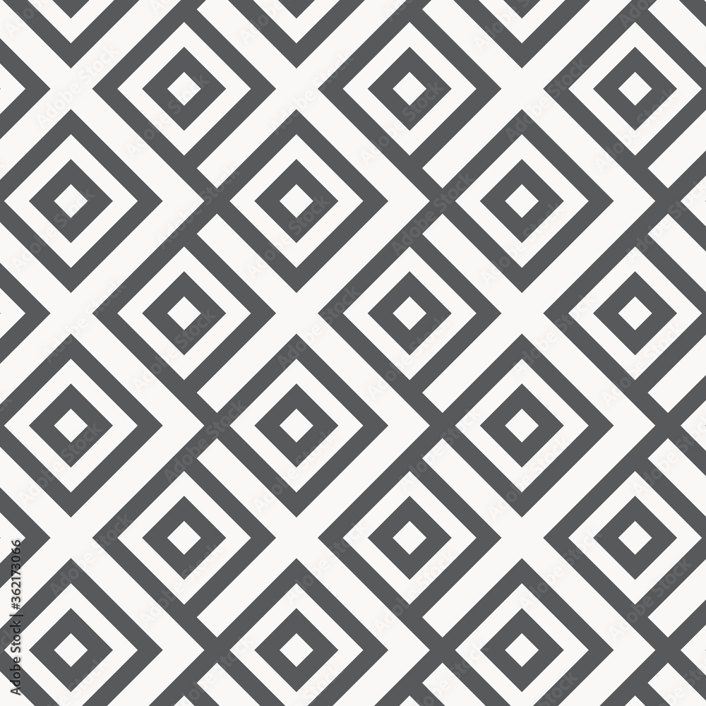 linear vector pattern, repeating square diamond shape. graphic clean design for fabric, event, wallpaper etc. pattern is on swatches panel.