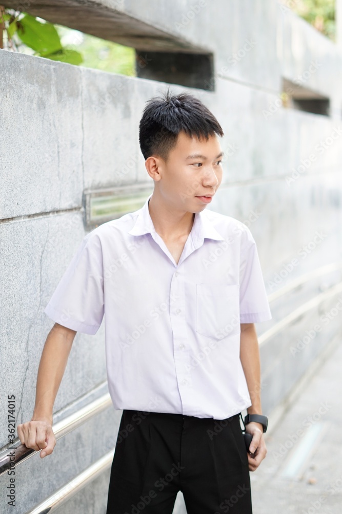 Obraz premium close up thai student in uniform