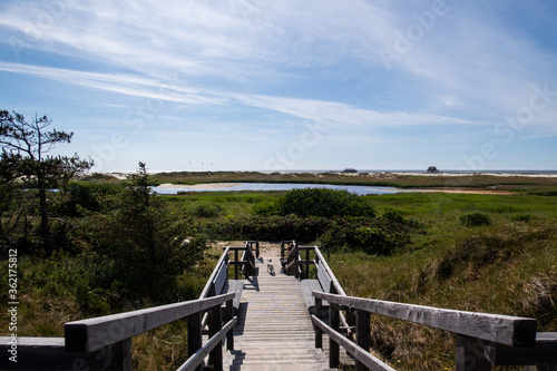 Lookout Point over the Dunes at Sankt Peter-Ording