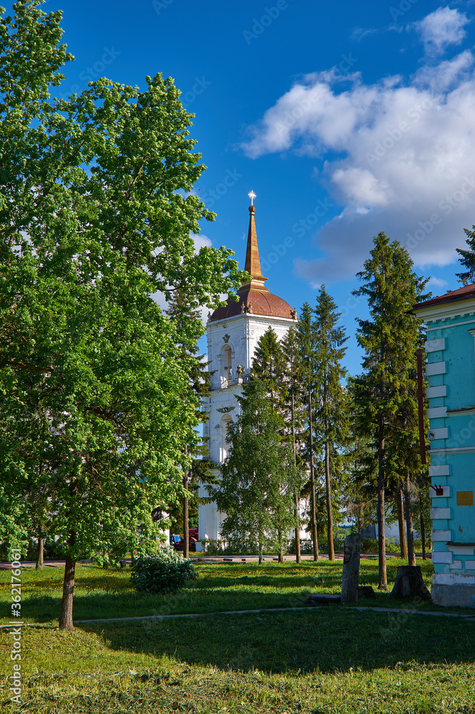 Obraz premium Central square, Kargopol