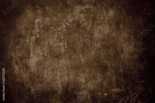 brown grungy wall background or texture