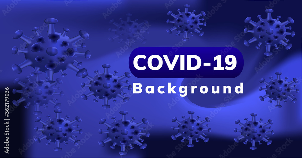 Corona virus or COVID-19 cells background, new virus from Wuhan, China in 2019. Background vector of Corona disease outbreak situation concept Corona virus or COVID-19 cells background, new virus from Wuhan, China in 2019. Background vector of Corona disease outbreak situation concept