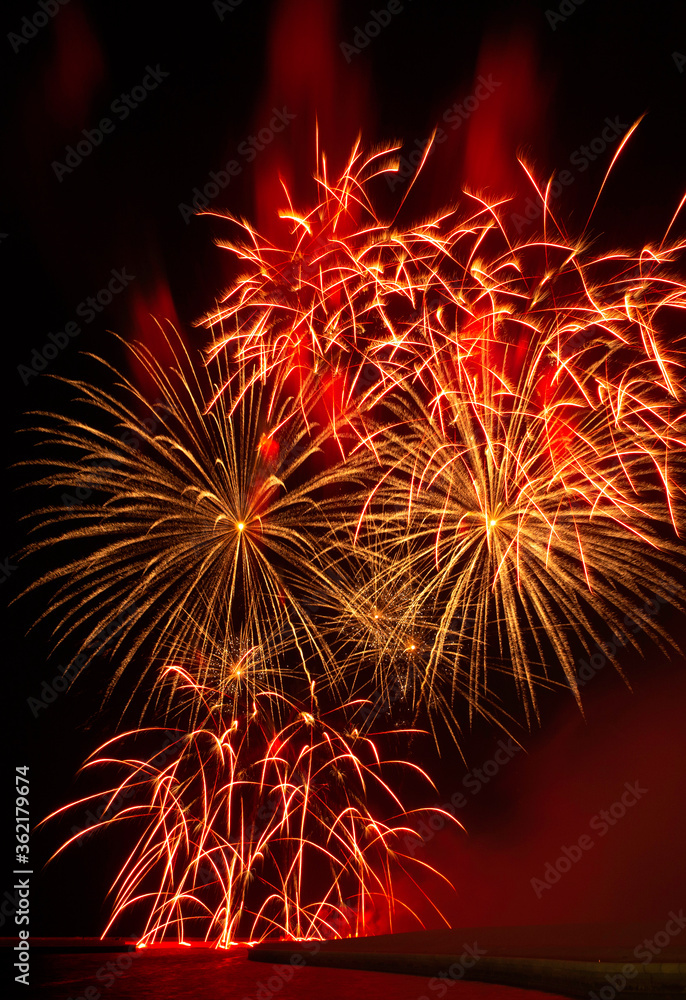 Fireworks on the occasion of Bahrain National Day, December 15, 2018 Fireworks on the occasion of Bahrain National Day, December 15, 2018