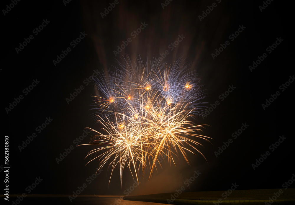 Fireworks on the occasion of Bahrain National Day, December 15, 2018 Fireworks on the occasion of Bahrain National Day, December 15, 2018