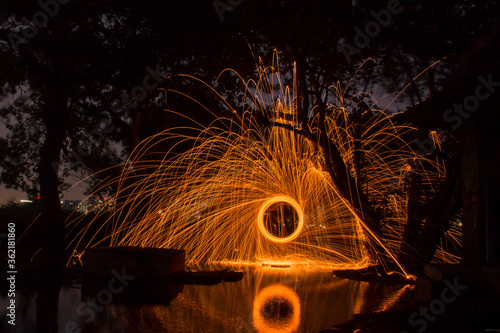 steel wool photography 