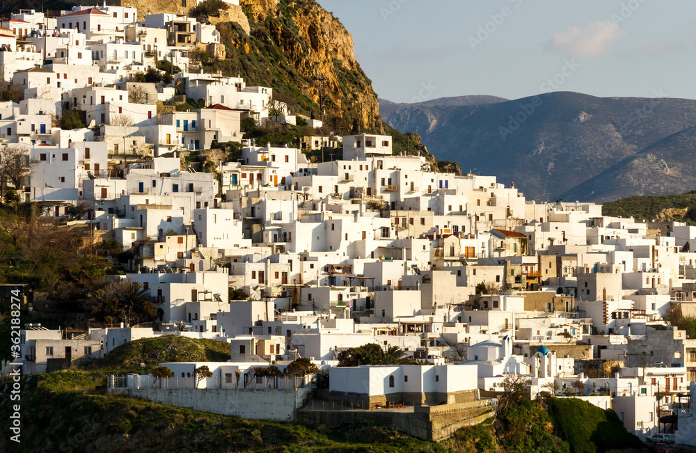 Chora, the capital of the island of Skyros, in northern Aegean, Greece.