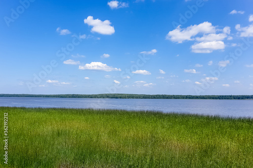 Landscape view in Monrepo park in Vyborg  Russia