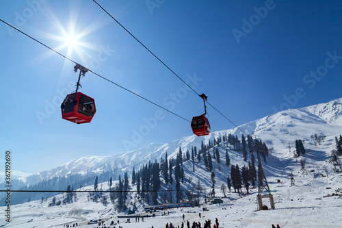 Wallpaper Mural Gandola Cable car in Gulmarg Torontodigital.ca