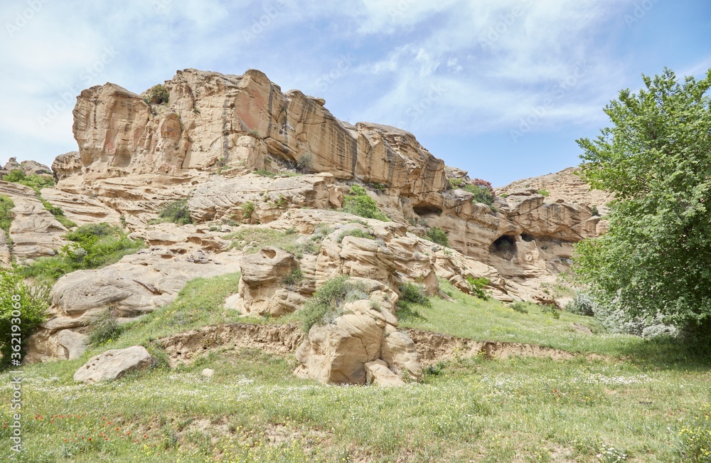 The ancient cave city of Uplistsikhe, Georgia