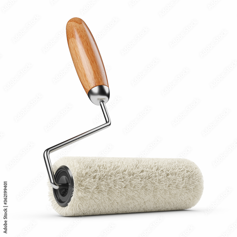 Obraz premium New clean roller brush 3d