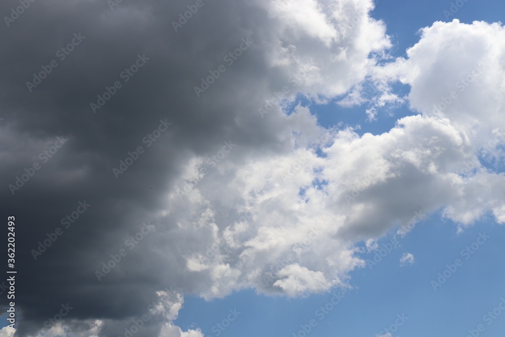 blue sky with clouds