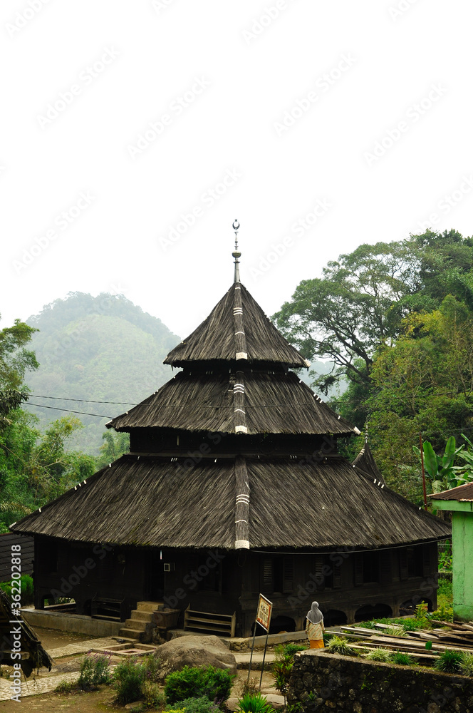 WEST SUMATERA, INDONESIA JUNE 8, 2014 Tuo Kayu Jao Mosque is located