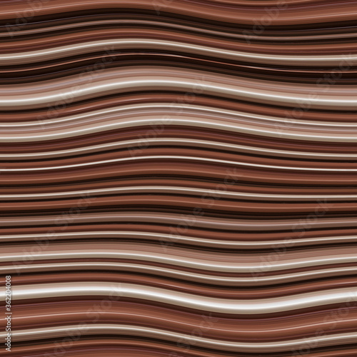 Chocolate texture. Candy background. Seamless candy wave. Melted chocolate and caramel.