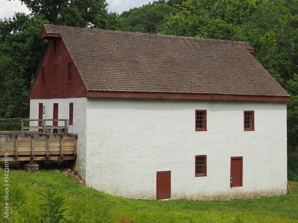 The old gristmill. The old gristmill.